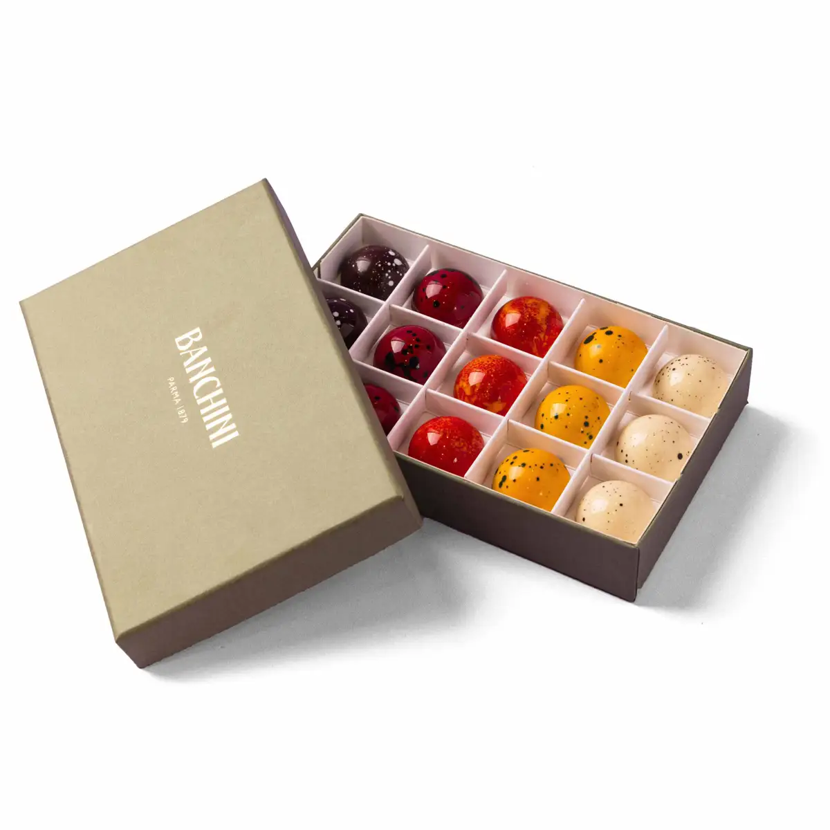 Scatola regalo Banchini da 15 cioccolatini bon bon artigianali